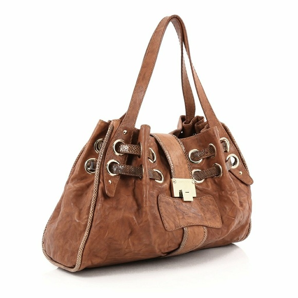 Jimmy Choo Leather Ramona Snake Trim $SOLD$ - Picture 6 of 6